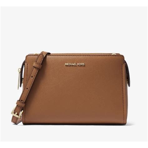 michael kors leslie handbag|Leslie Medium Saffiano Leather Crossbody Bag – Michael Kors .